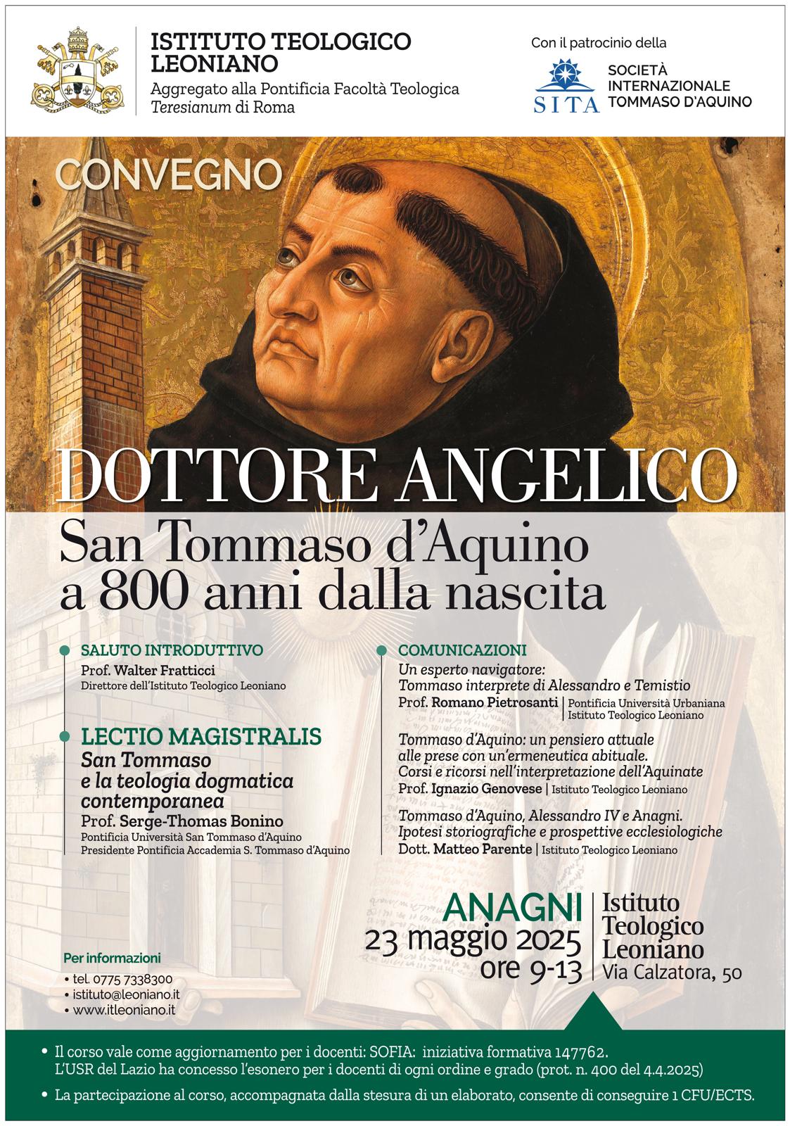 Dottore Angelico. San Tommaso d’Aquino a 800 anni dalla nascita